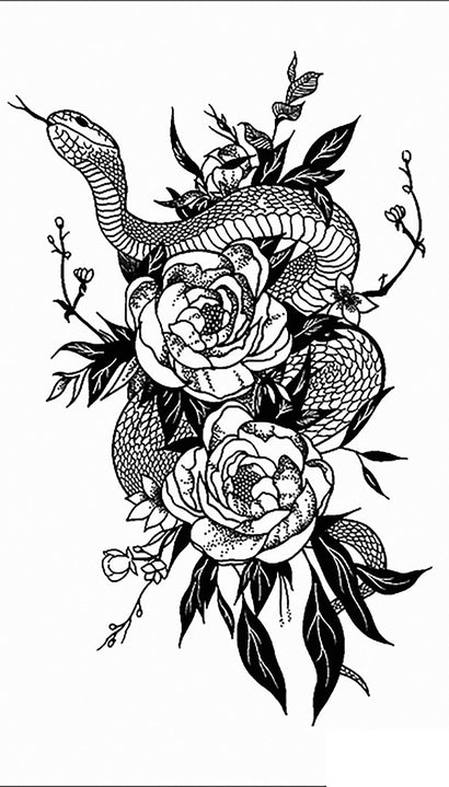 Serpent & Peony
