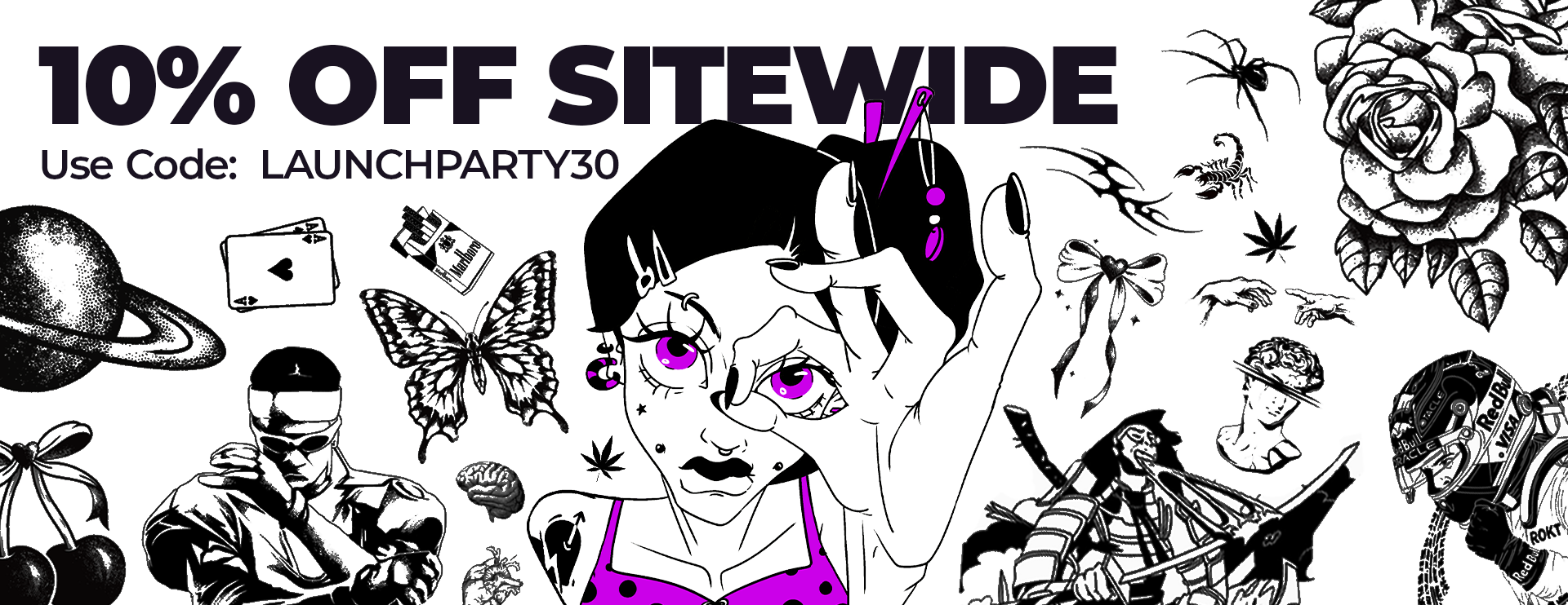 Launch Party Banner